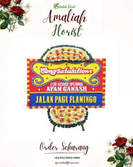 Sewa Papan Bunga Tunahan